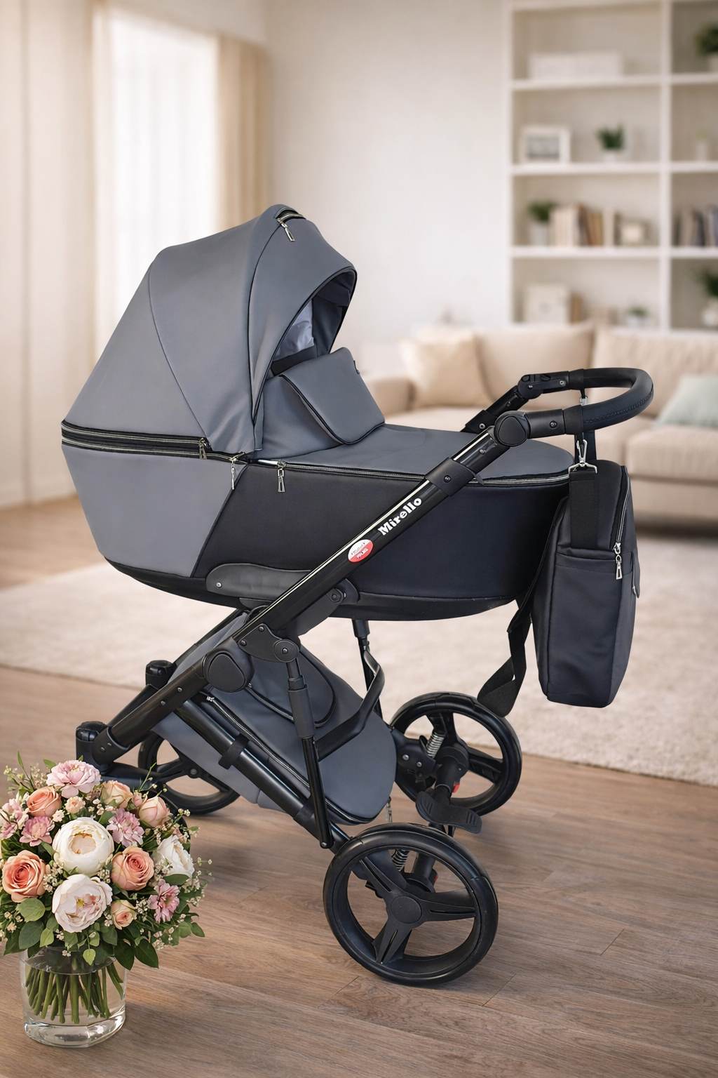 Коляска 2в1 Richmond Mirello (32 Grey)