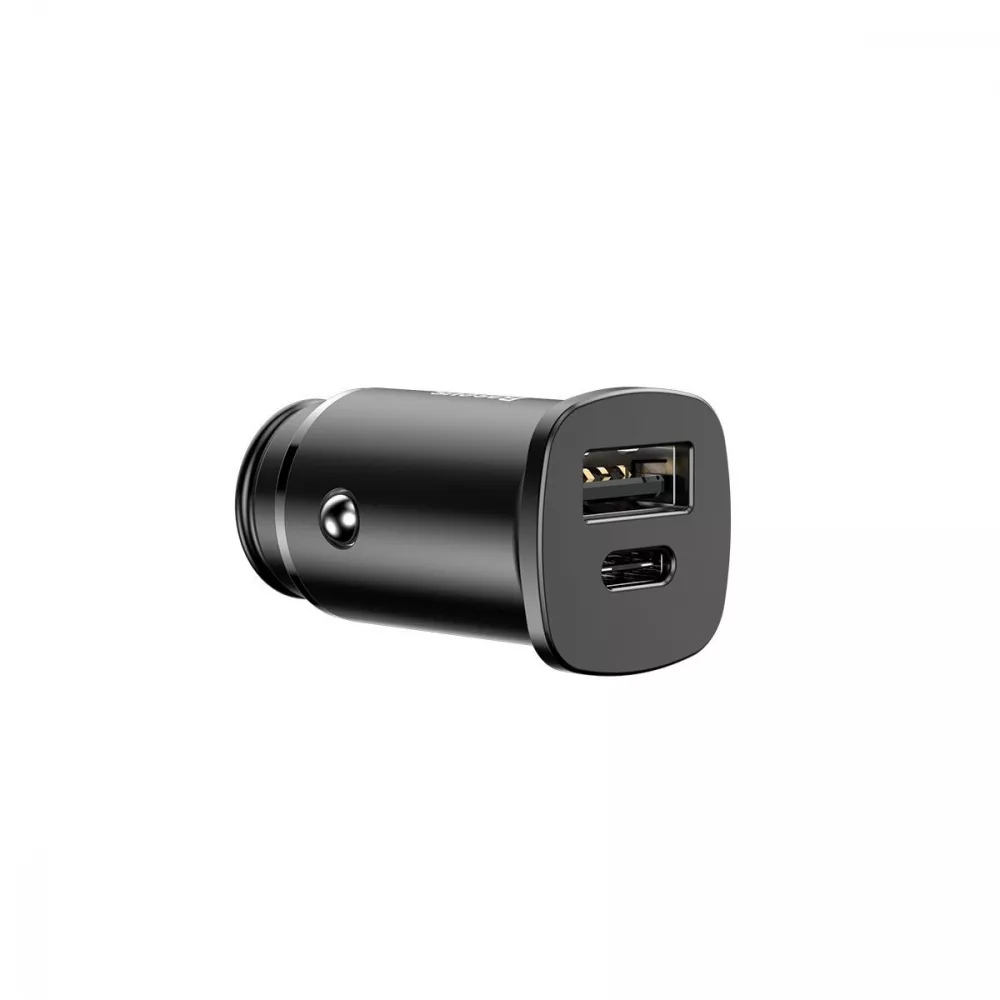 АЗП Baseus Square Metal PD 3.0 QC 4.0+ 30W USB + Type-C
