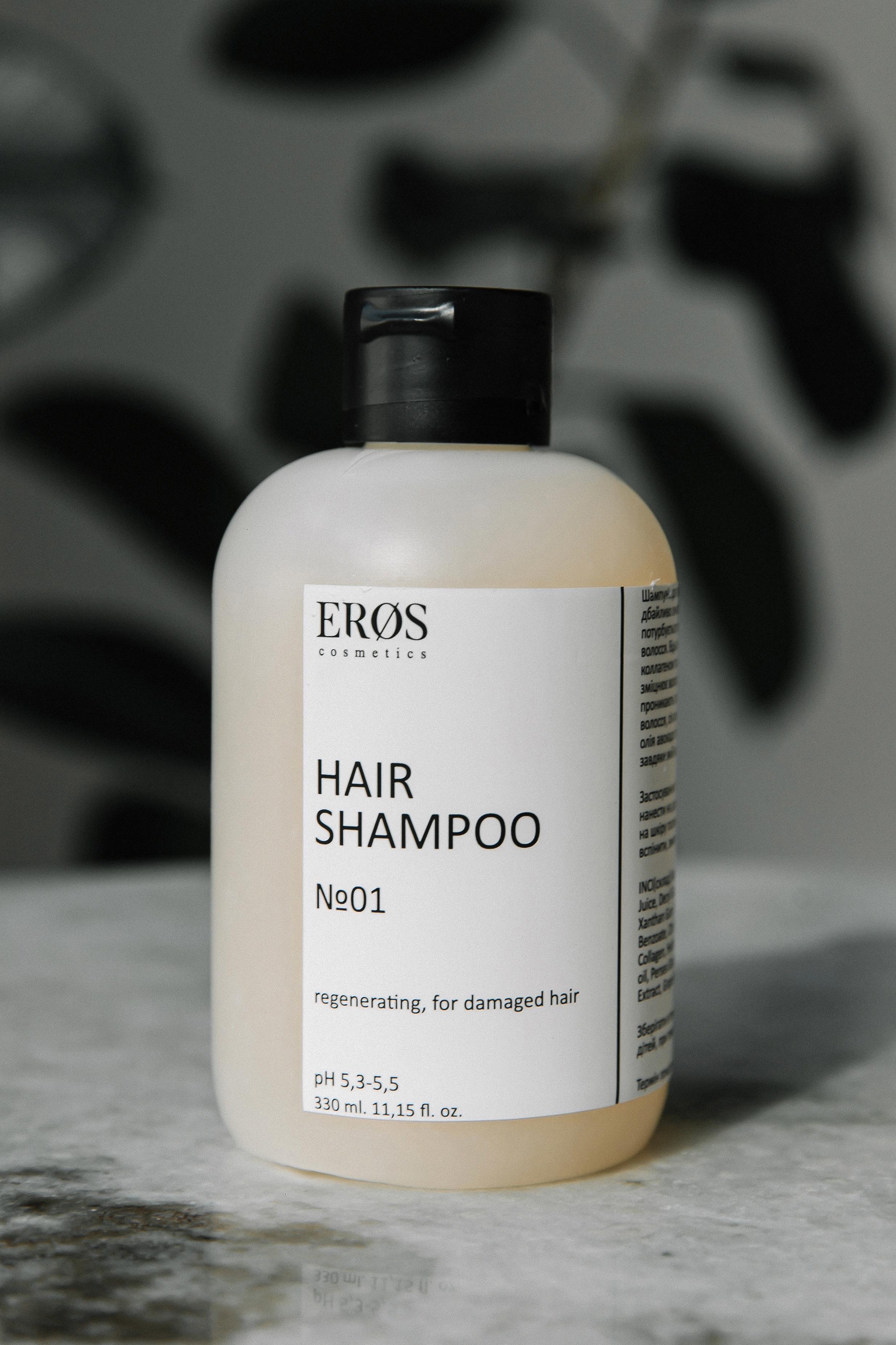 HAIR SHAMPOO regenerating, for damaged hair №01