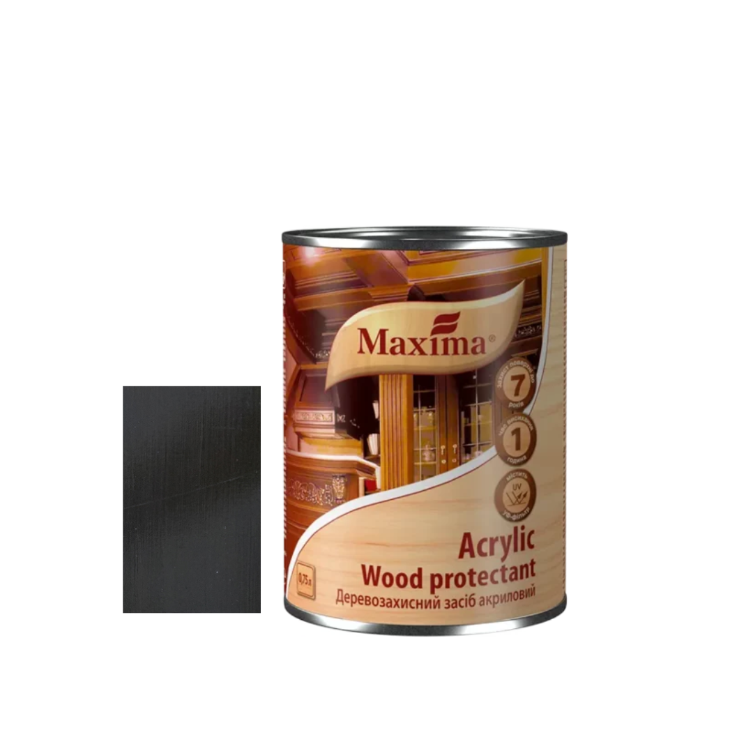 Деревозахисний засіб акриловий “Горіхове дерево” TM Maxima 0.75 л