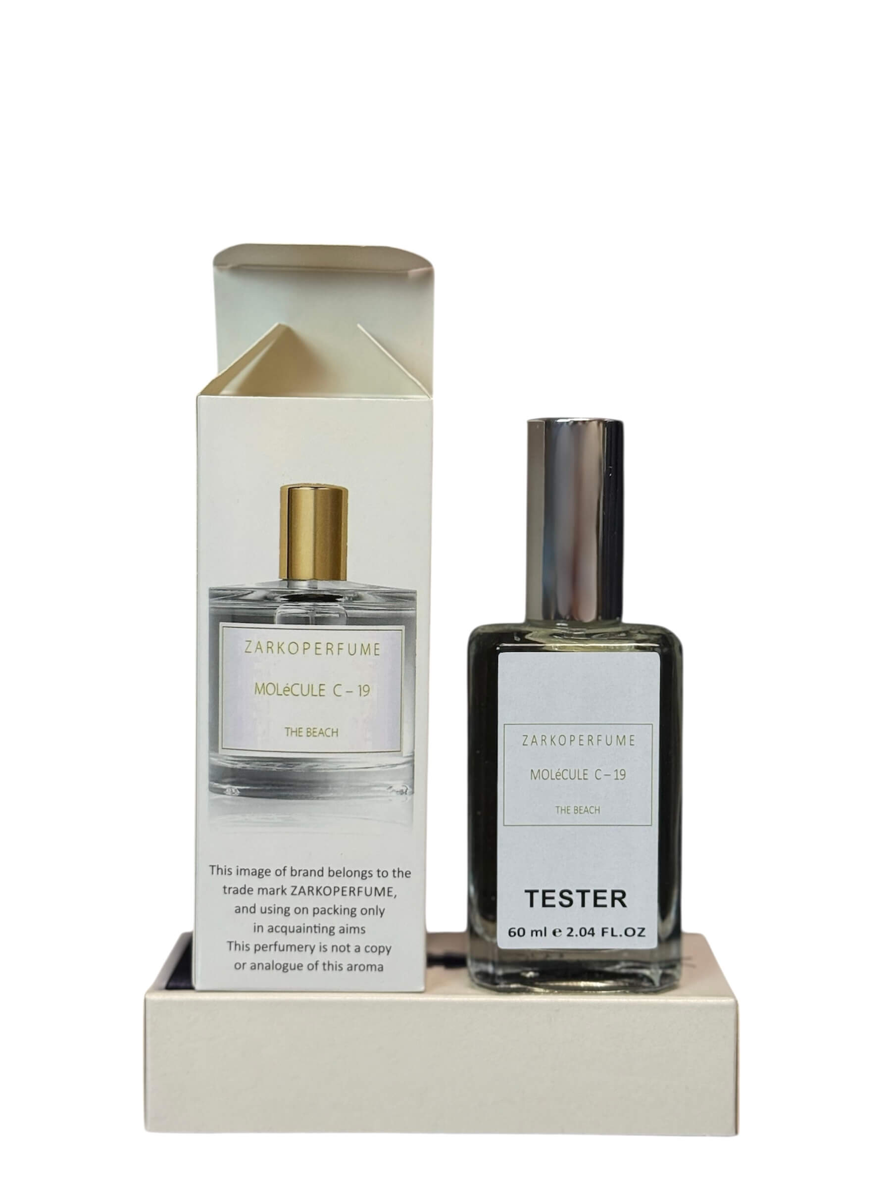 Тестер парфуму Zarkoperfume Molecule C-19 The Beach, 60 мл
