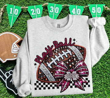 Miss State Faux Rhinestones Sweatshirt