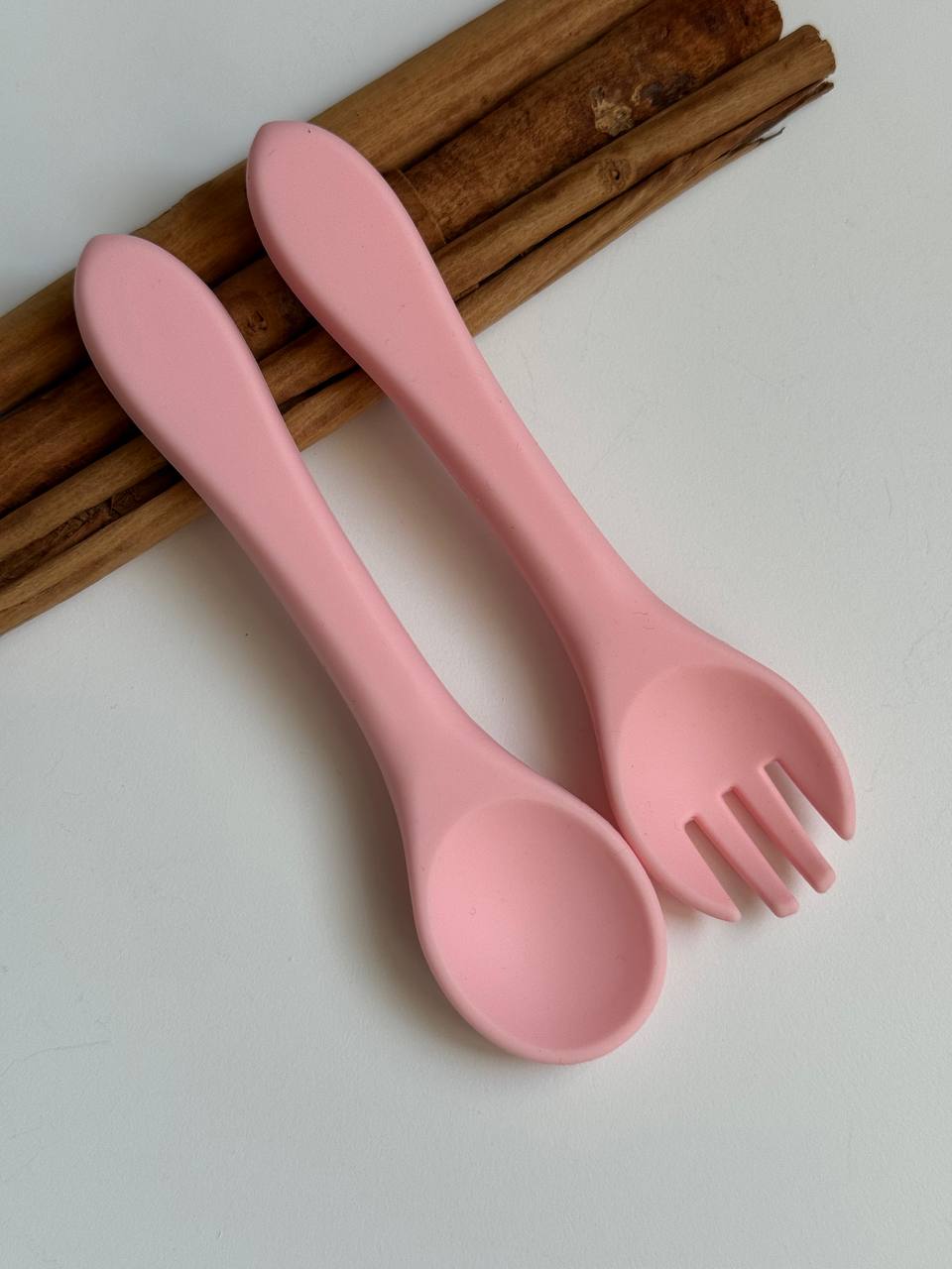 Прибори силіконові Роза (Rose Quartz)