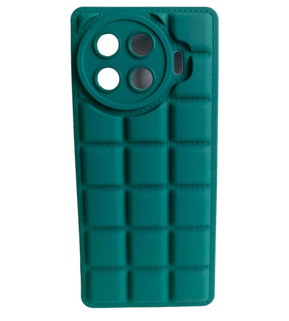 Чохол Fashion Case Chocolate для Tecno Spark 20 PRO+ Green