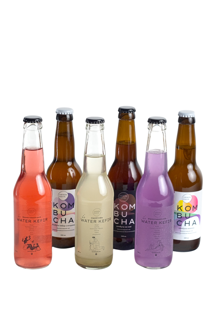 Дегустаційний набір: комбуча + водний кефір
