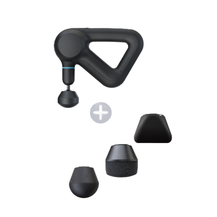 Комплект Перкусійний масажер PRIME 5 + 3 додаткові насадки Theragun