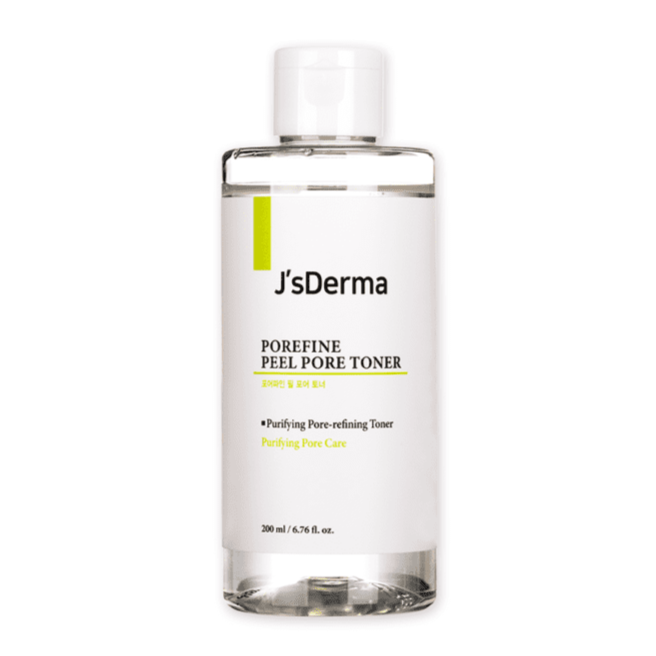 Тонер для очищення пор з AHA кислотою J’sDerma Porefine Peel Pore Toner 200 ml.