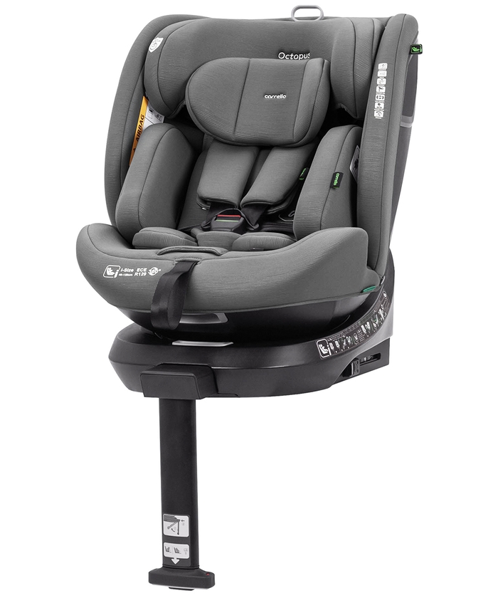 Автокрісло CARRELLO Octopus від 40 до 150 см 0+1+2+3 ISOFIX Seashell Grey