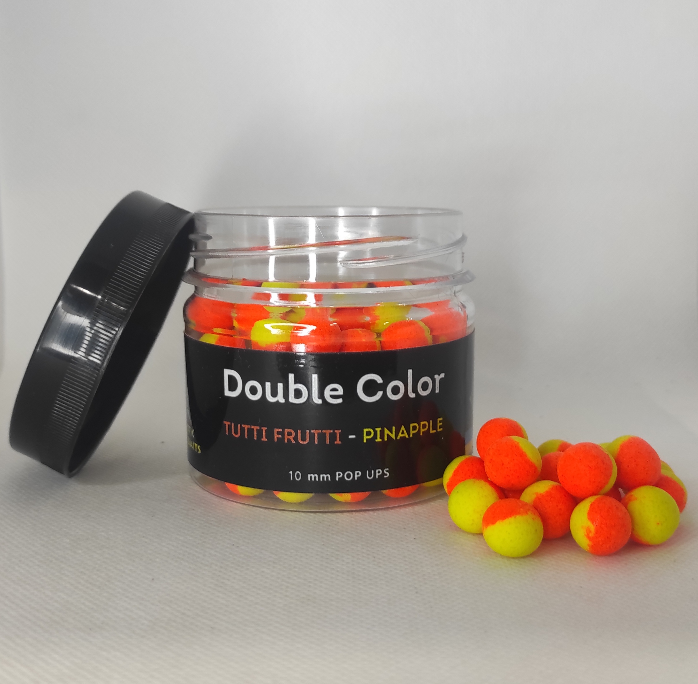 Colour Плаваючі бойли Double Colour Tutti Frutti-Pinapple 10мм.15мм.