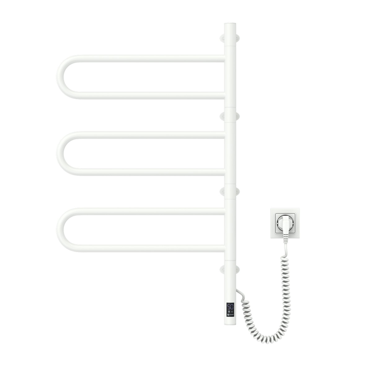 Рушникосушка NAVIN Fouette 480×800 Sensor з таймером, біла