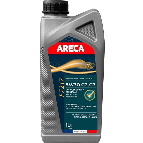 Моторна олива Areca F7217 5W-30 C2, C3