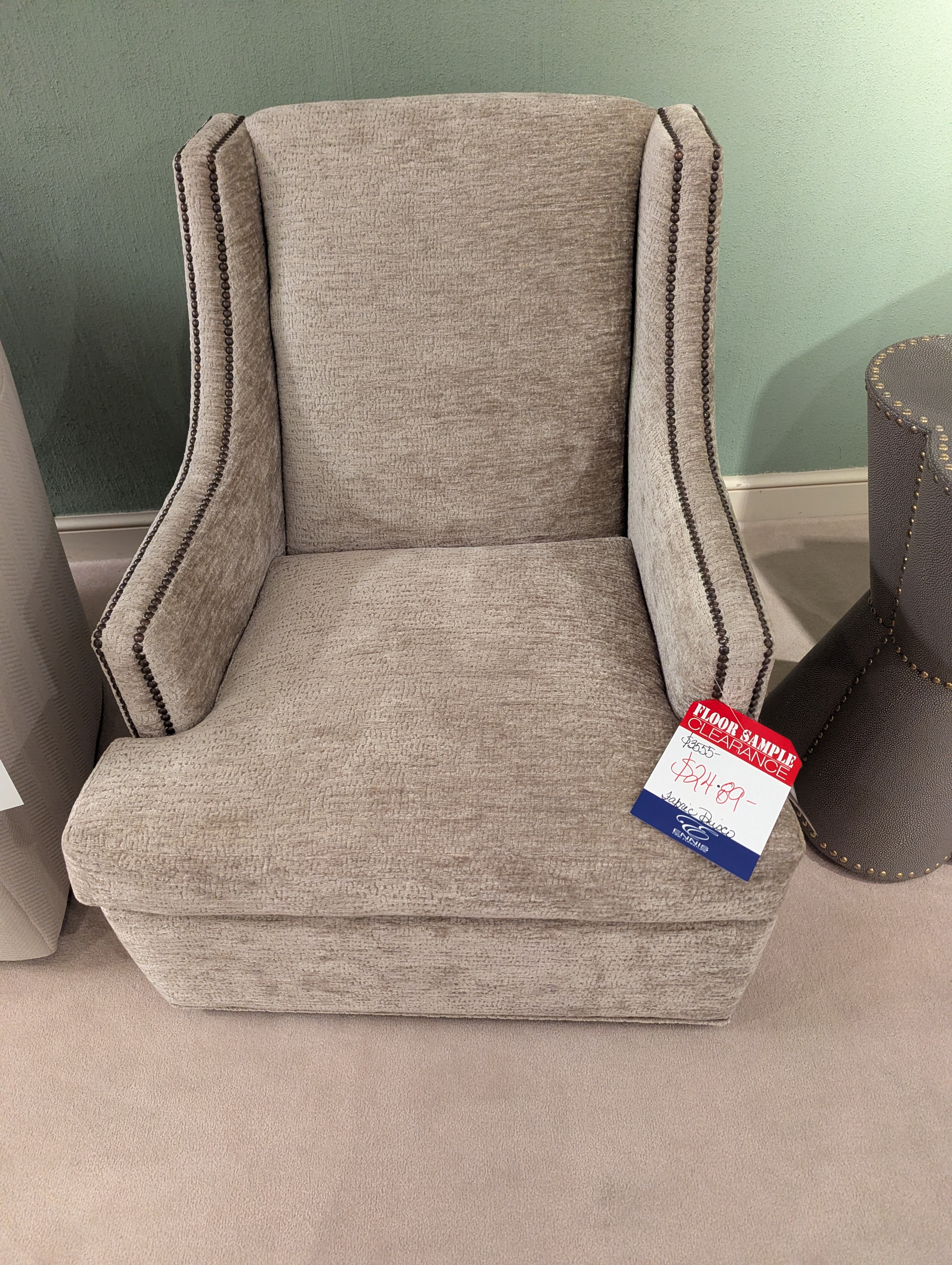 Jessica Charles Crosby Swivel Chair