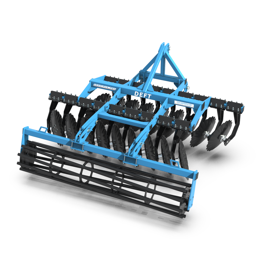 Дисковий лущильник DEFT 1,8 RS навісний диск (560 мм) на резинових демпферах