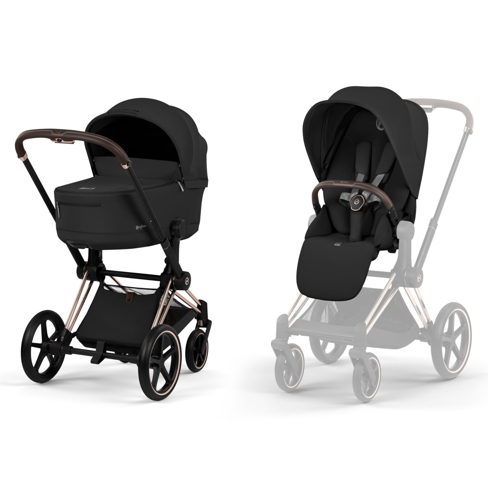 Візок Priam 2 в 1 RG Sepia Black comfort (526000001)