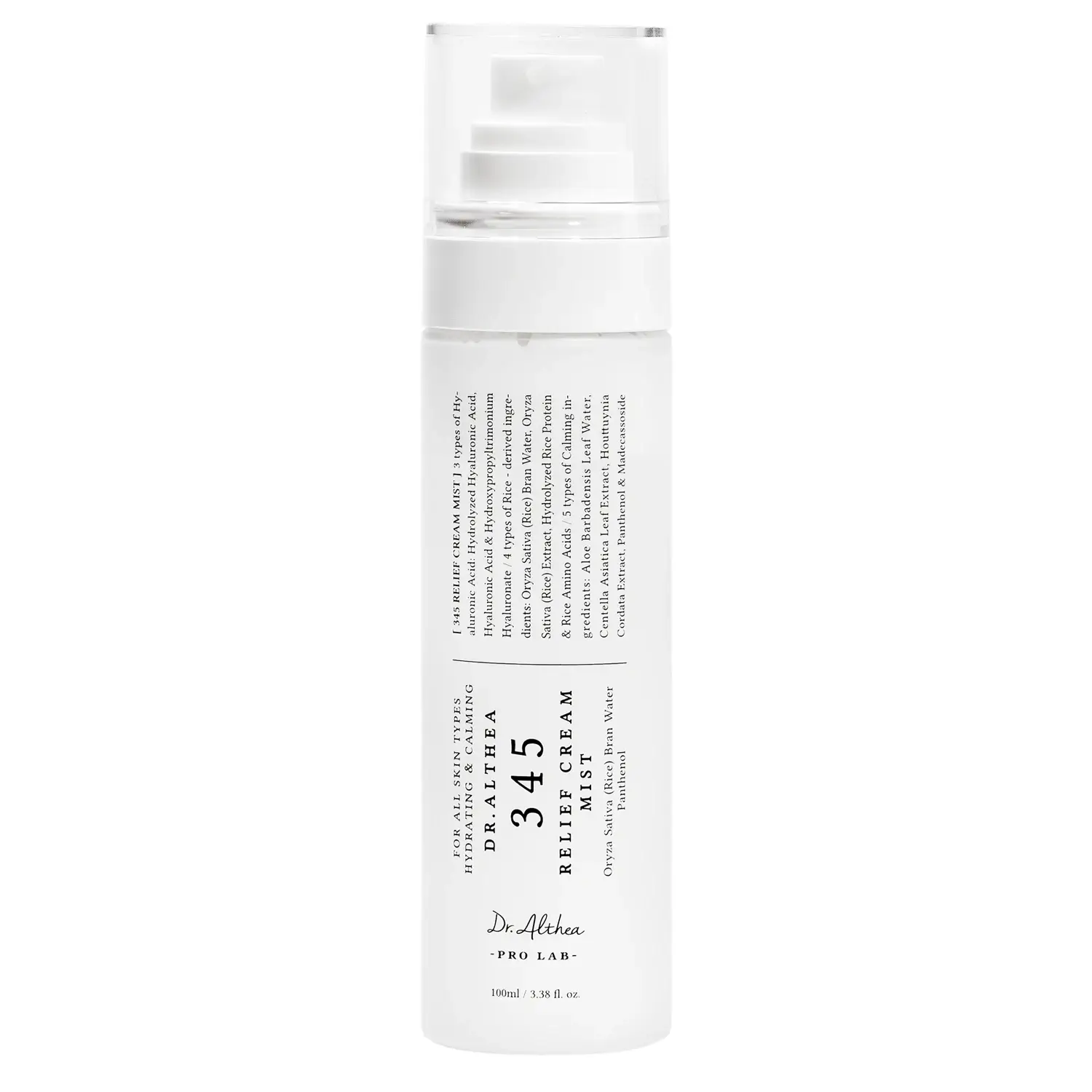 Зволожуючий двофазний кремовий міст для обличчя Dr. Althea 345 Relief Cream Mist 100 ml 
