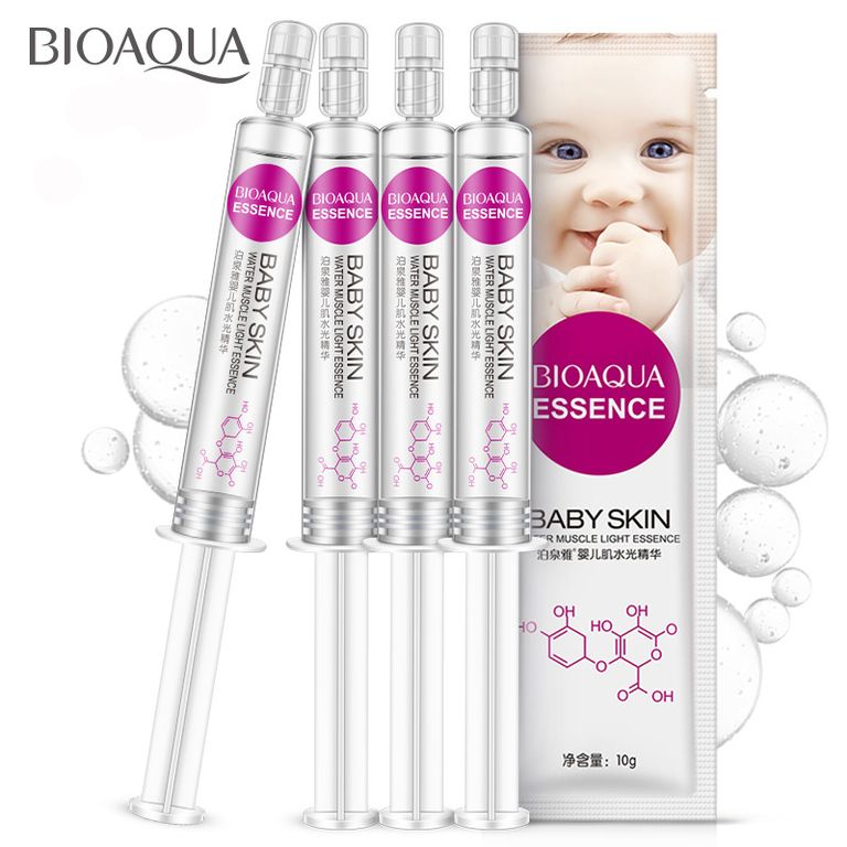 Увлажняющая эссенция BIOAQUA Essence Baby Skin (10 ml). Омоложение, отбеливание кожи и чистка пор.