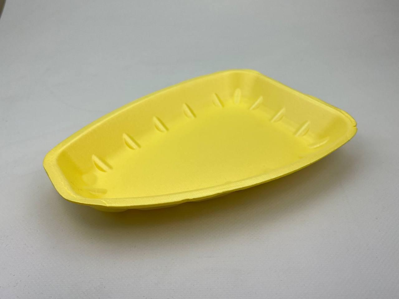 Підкладка (лоток) М5-25 жовта, 225х165х25 мм, упаковка 200шт, 006100031