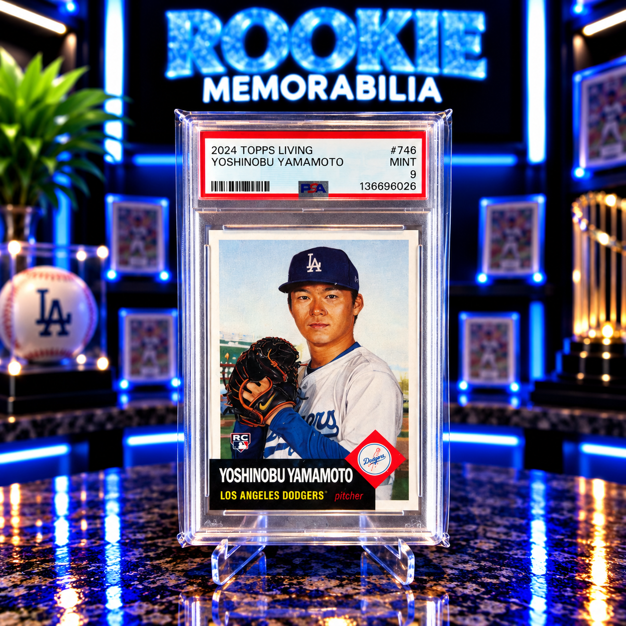 Yamamoto TOPPS LIVING PSA 9