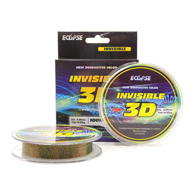 Волосінь Eclipse INVISIBLE 3D 100m 0.35mm