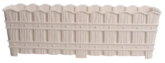 Горщик для квітів VIOLET HOUSE 1060 BAMBOO WHITE для /квітів із дренажем 50 см