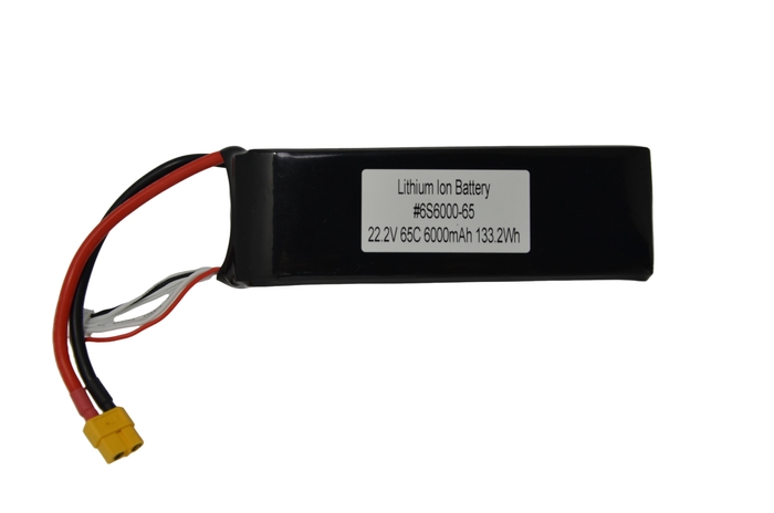 Акумулятор 6000mAh 22,2В 6S 65C Lipo XT60