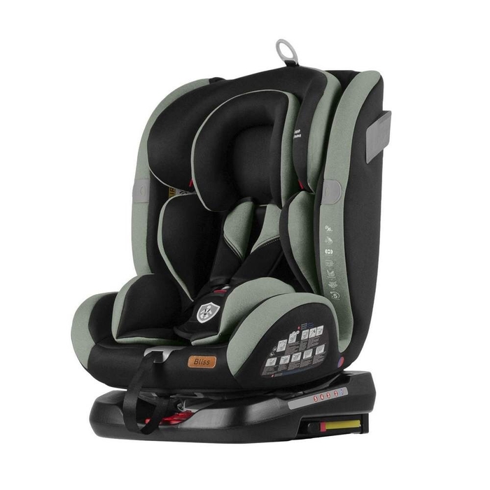 Автокрісло TILLY Bliss 0-36 кг T-535 Olive Green ISOFIX з поворотом