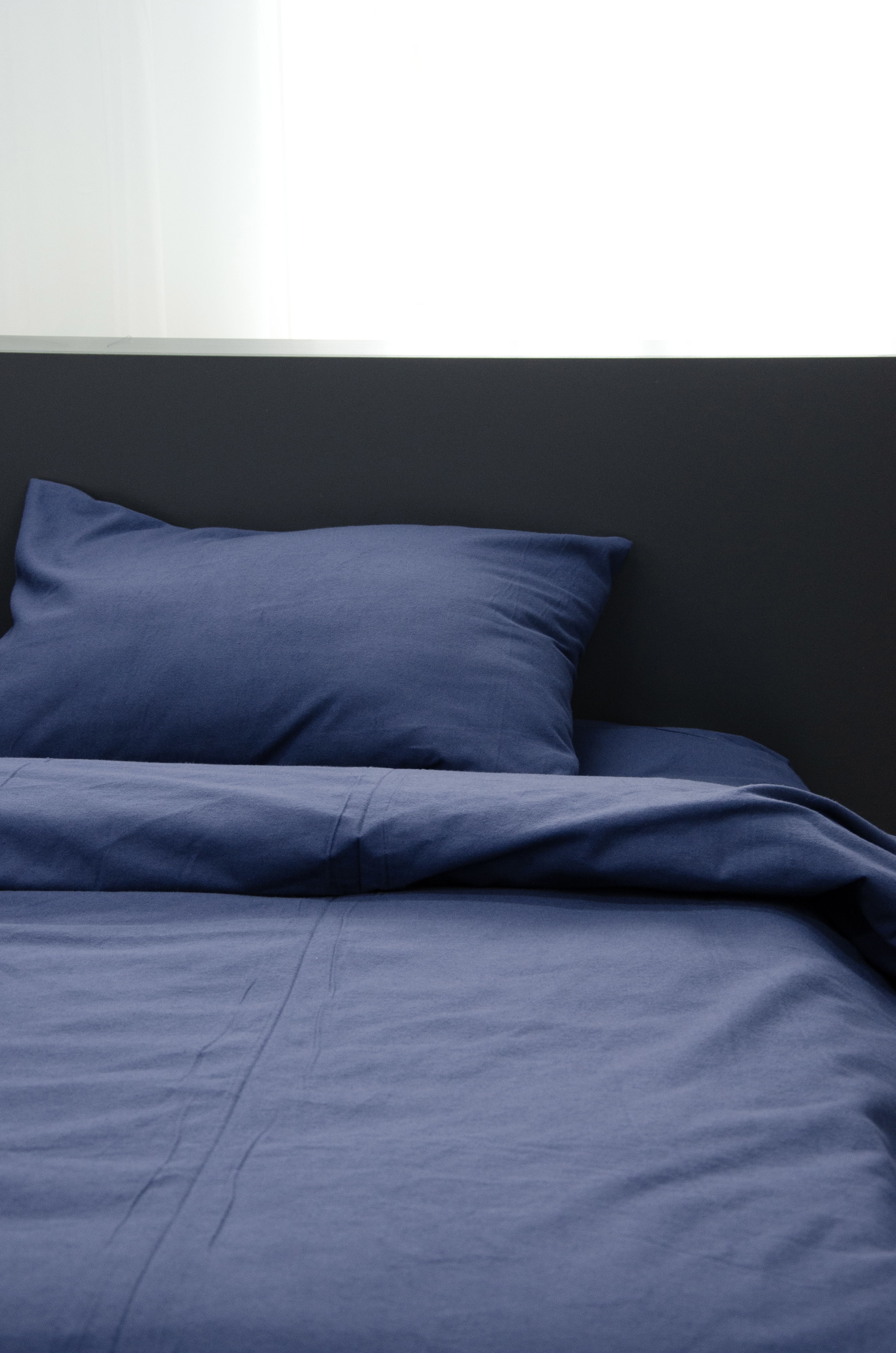 Постільний комплект Фланель преміум Чорниця однотон