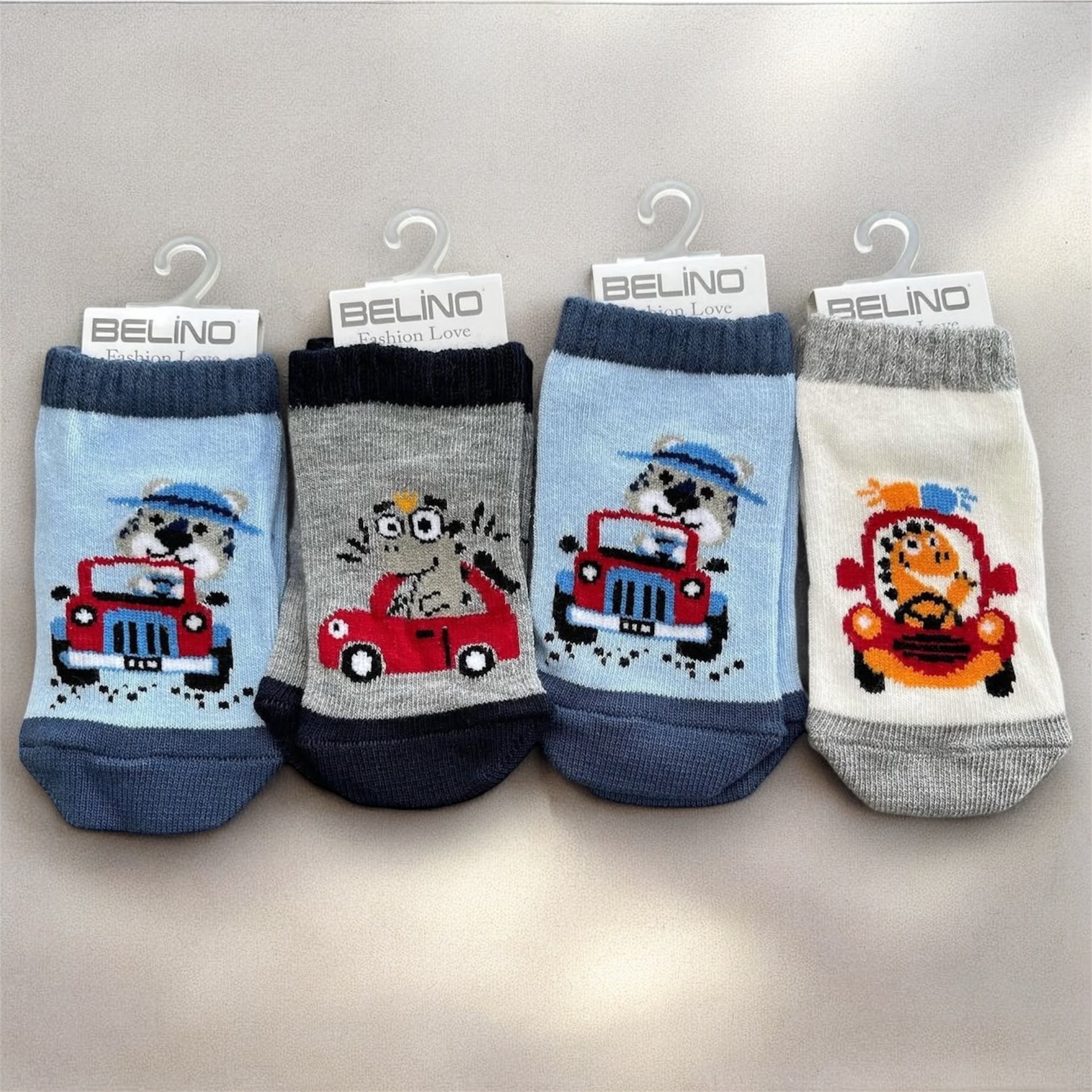 Носочки демісезонні для хлопчика 6-12міс, 12-18міс з тормозками