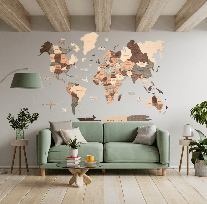 3D Verdenskart i Tre – Smokey Edition