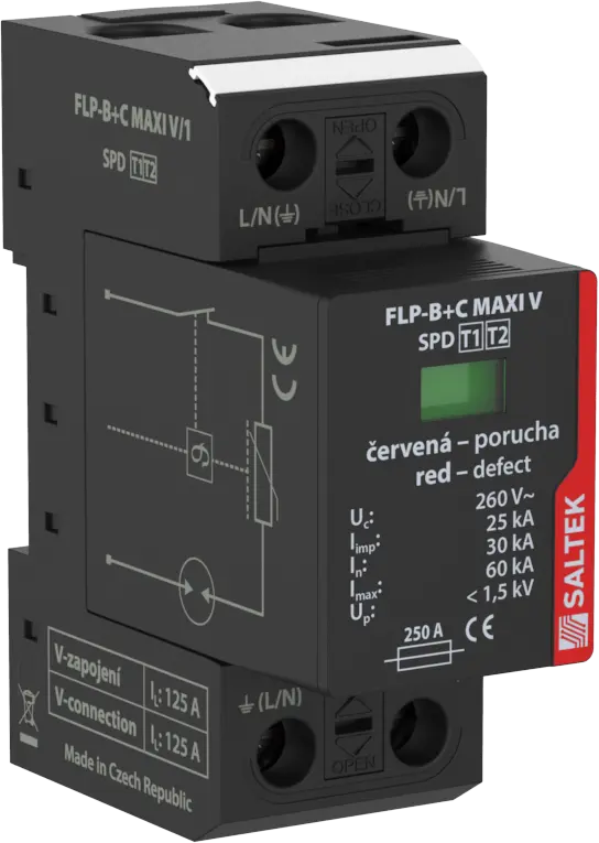 Пристрій захисту від імпульсних перенапруг FLP-B+C MAXI V/1