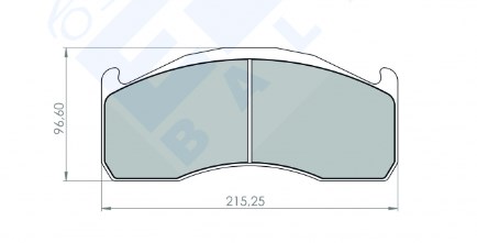 29151 Колодки гальмівні дискові  DAF/VOLVO