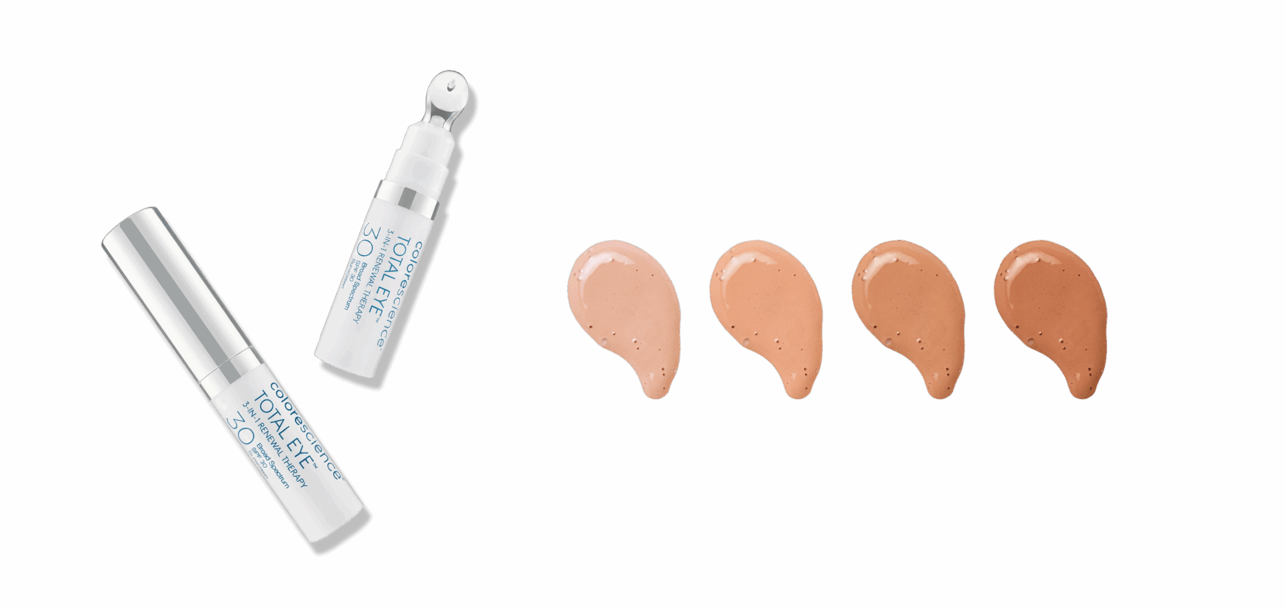 Colorescience Total Eye® 3-in-1 kiinteyttävä ja sävyllinen silmänympärysvoide SPF 30 sävy Medium