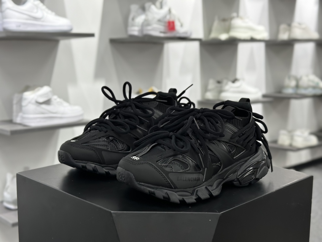 Balenciaga Track Sock Trainers 3.0 Knit Version Low-Top 786283 W3CO1 1000