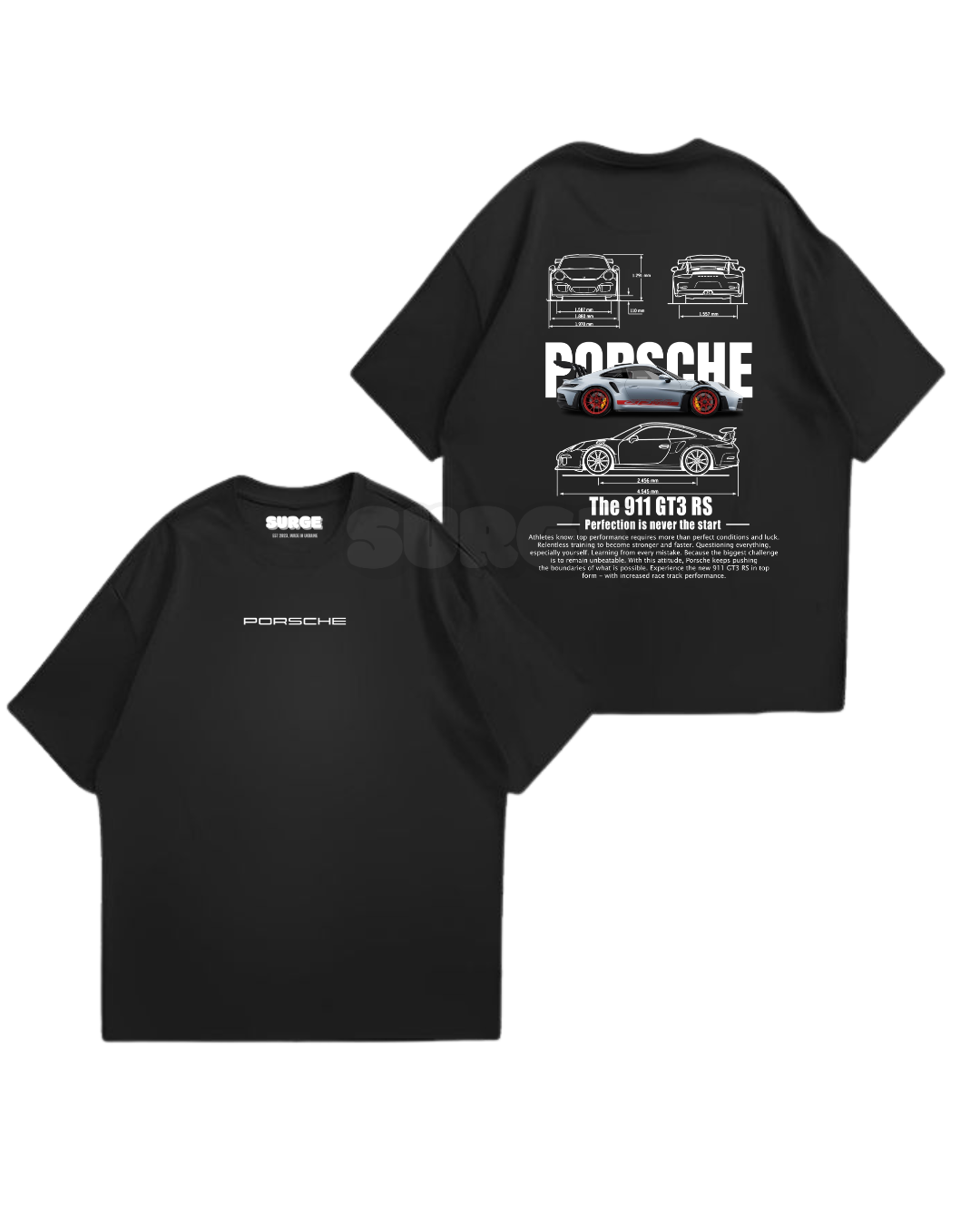 Oversize t-shirt Porsche 911 GT3 RS