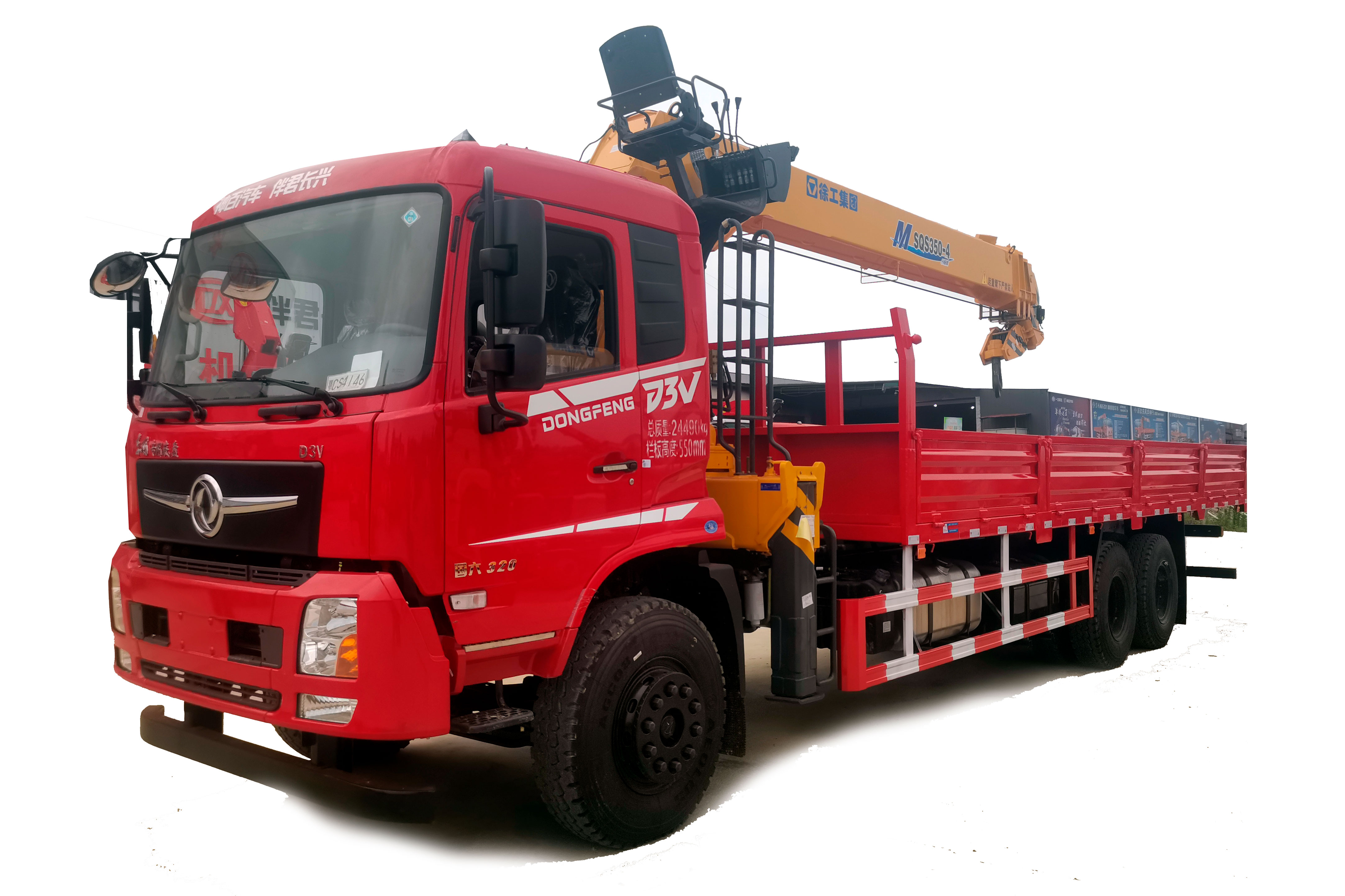 Кран-маніпулятор XCMG GSQS350-5 на шасі DONGFENG