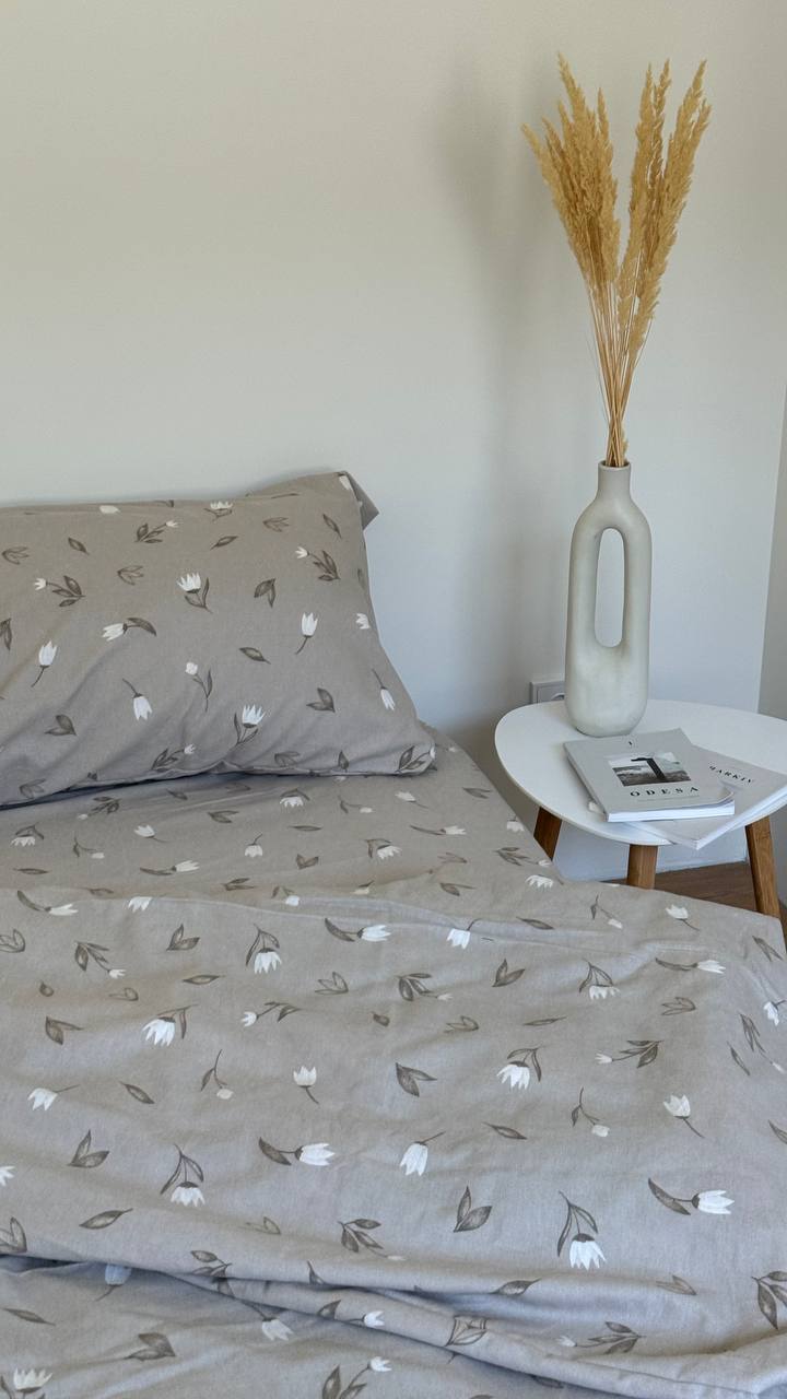 Тепла постільна білизна Фланель (байка) тюльпан