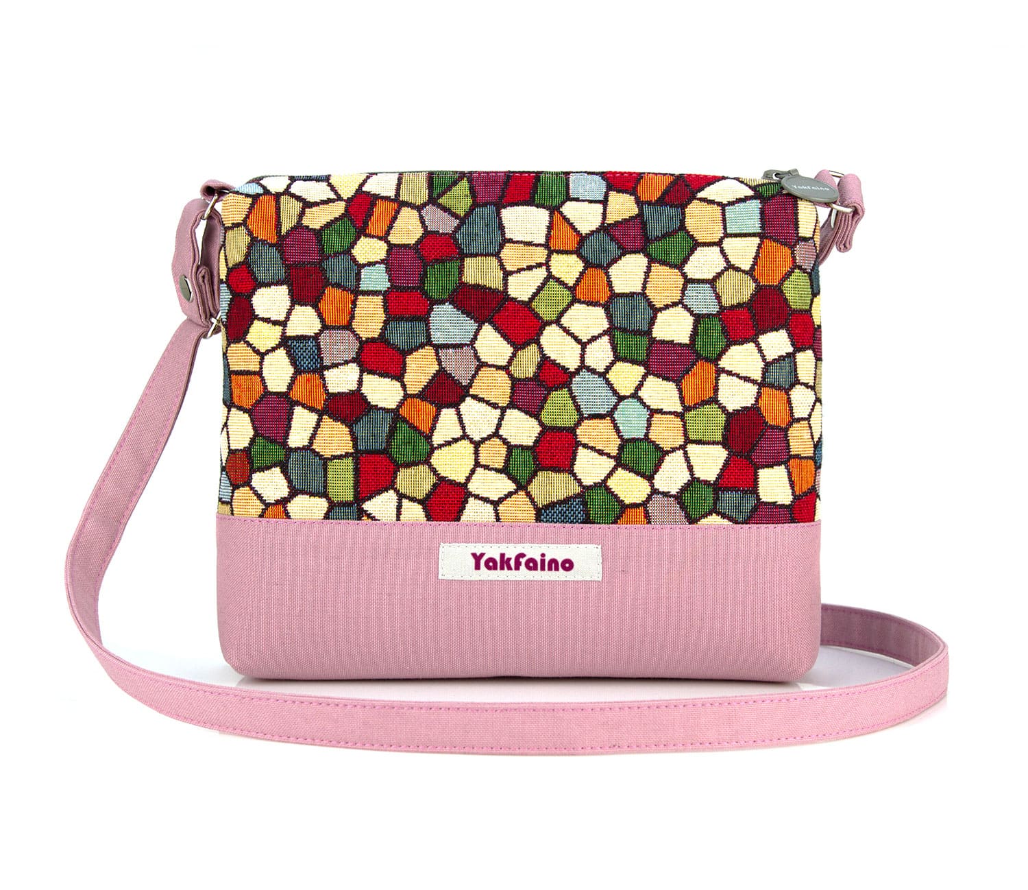 сумка Мозаїка із рожевим