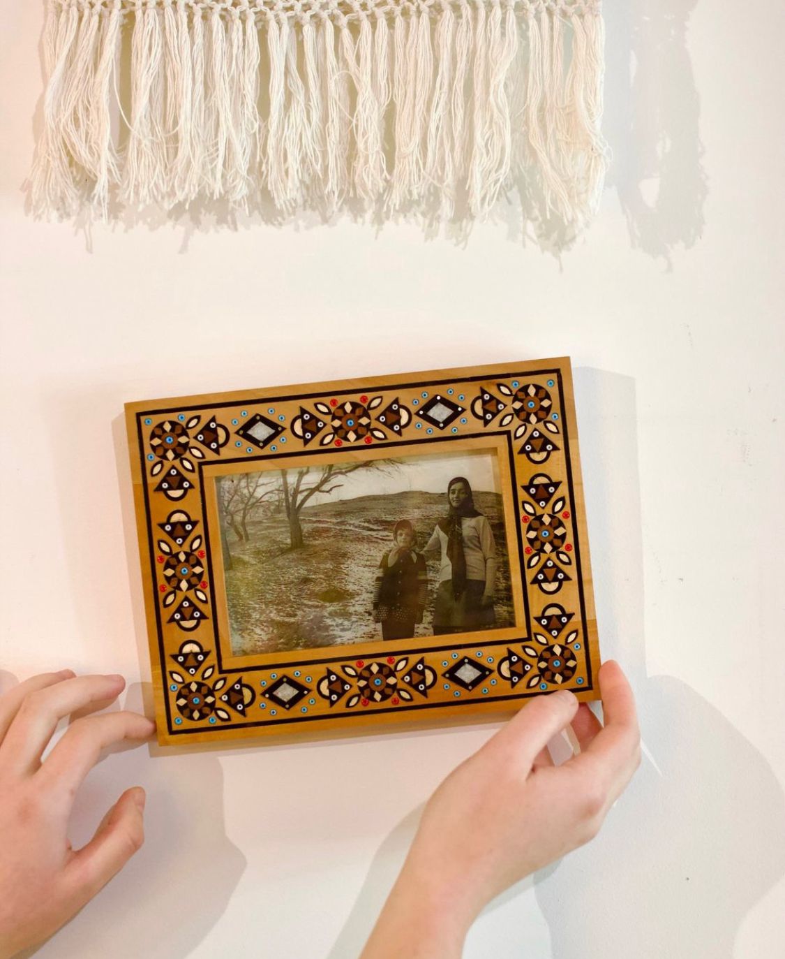 Inlaid photo frame