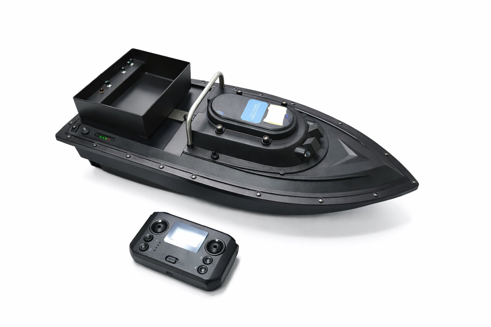 Кораблик для прикормки D12B GPS 1 бункер 500м