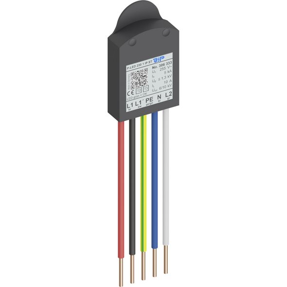 ПЗІП -LED 230 1 IP ST тип 2+3, клас захисту 1