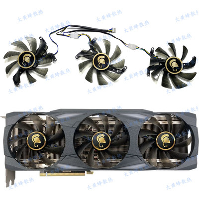 Geforce RTX MANLI GALLARDO 3070TI 3080 3080TI 3090 Вентилятор кулер для відеокарт