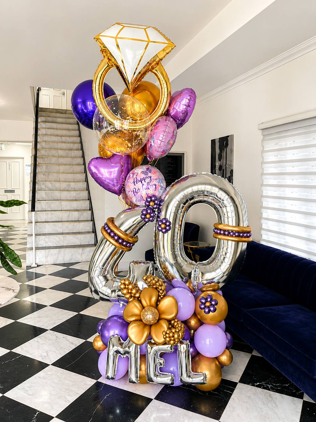 Golden Jubilee Birthday Display