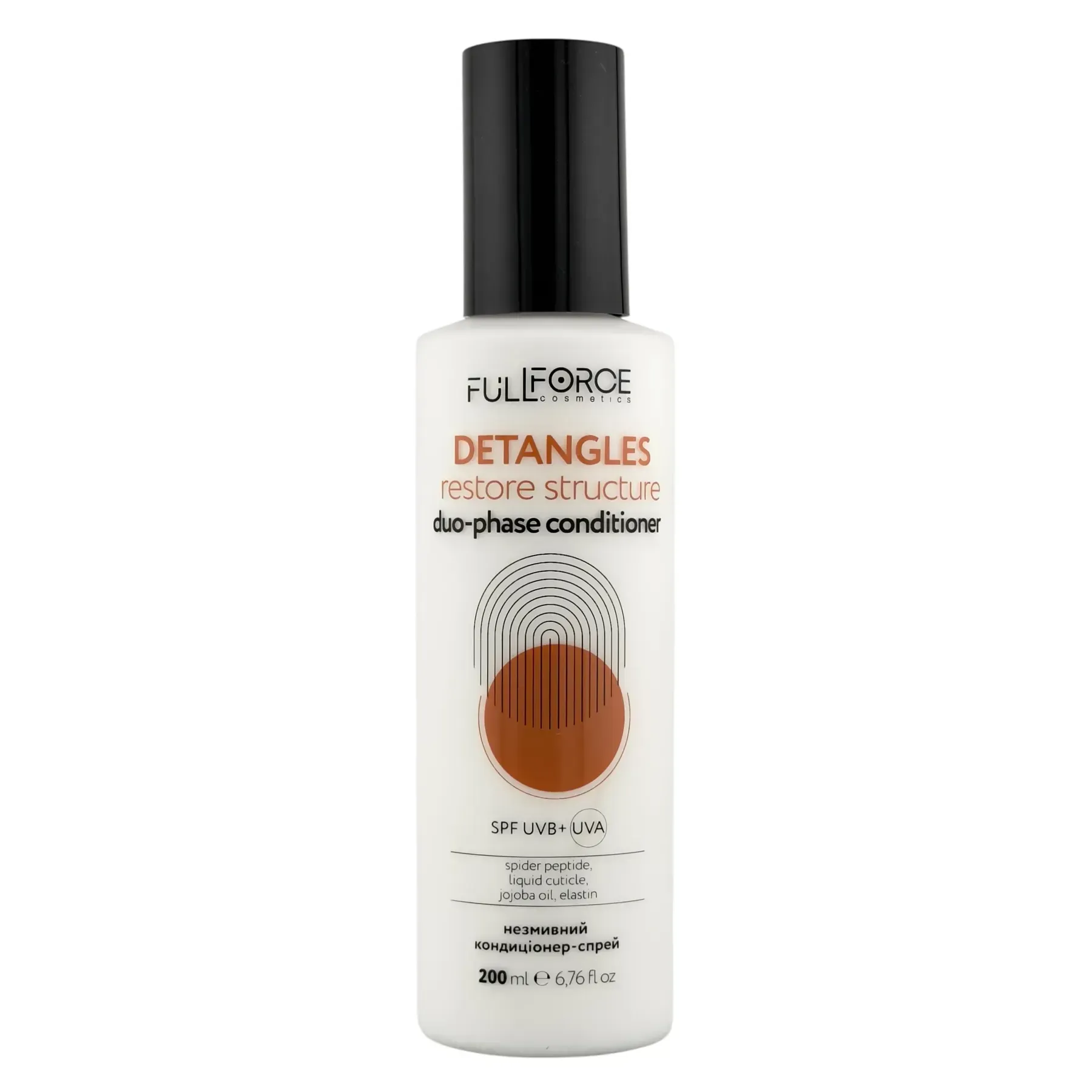 Незмивний двох-фазний спрей кондиціонер DUO-PHASE CONDITIONER DETANGLES RESTORE STRUCTURE, 200 мл.