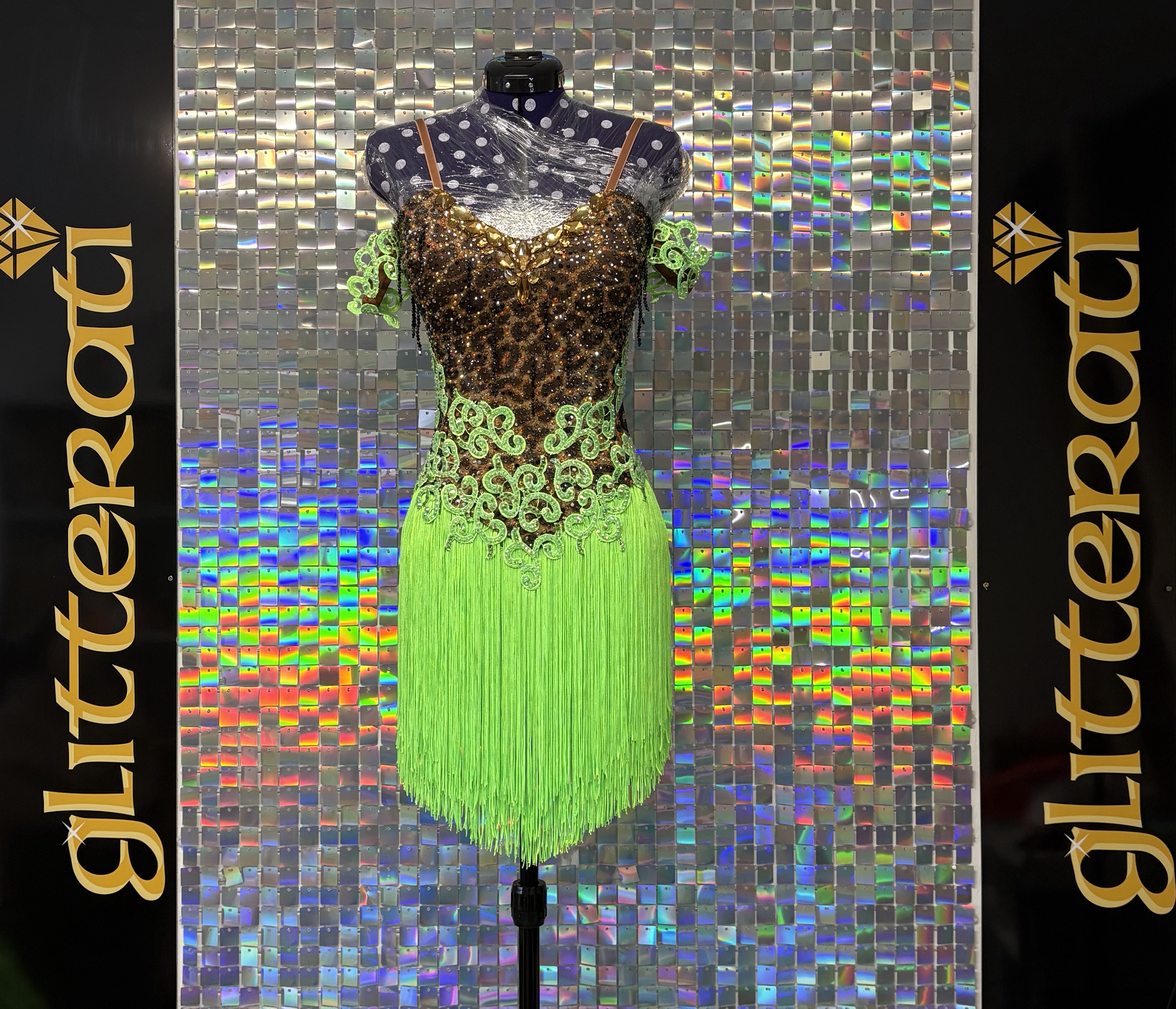Fringed latin dress