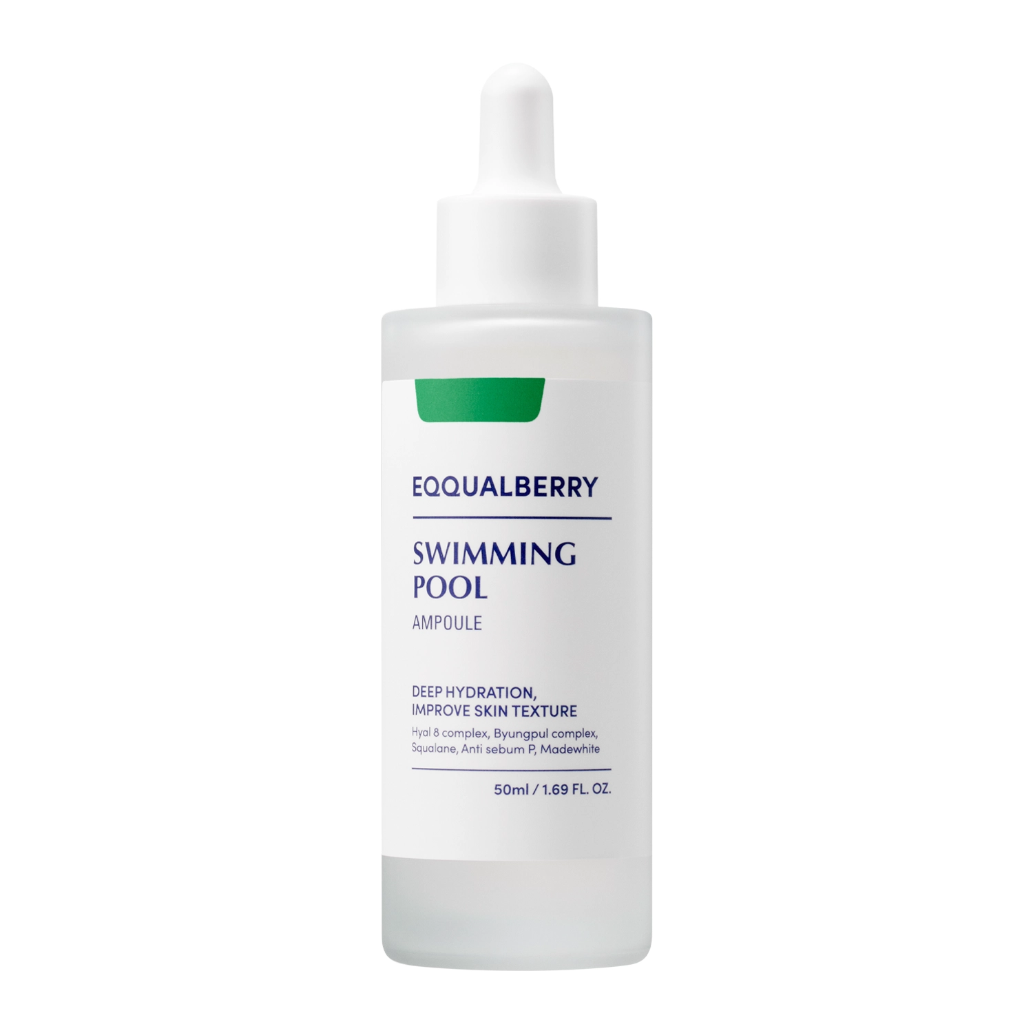 EQQUALBERRY - Swimming Pool Ampoule | Сироватка зволожуюча для зменшення пор