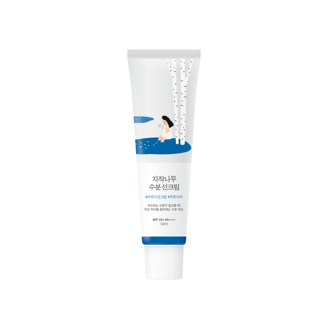 Сонцезахисний крем з березовим соком Round Lab Birch Juice Moisturizing Sunscreen 50 ml