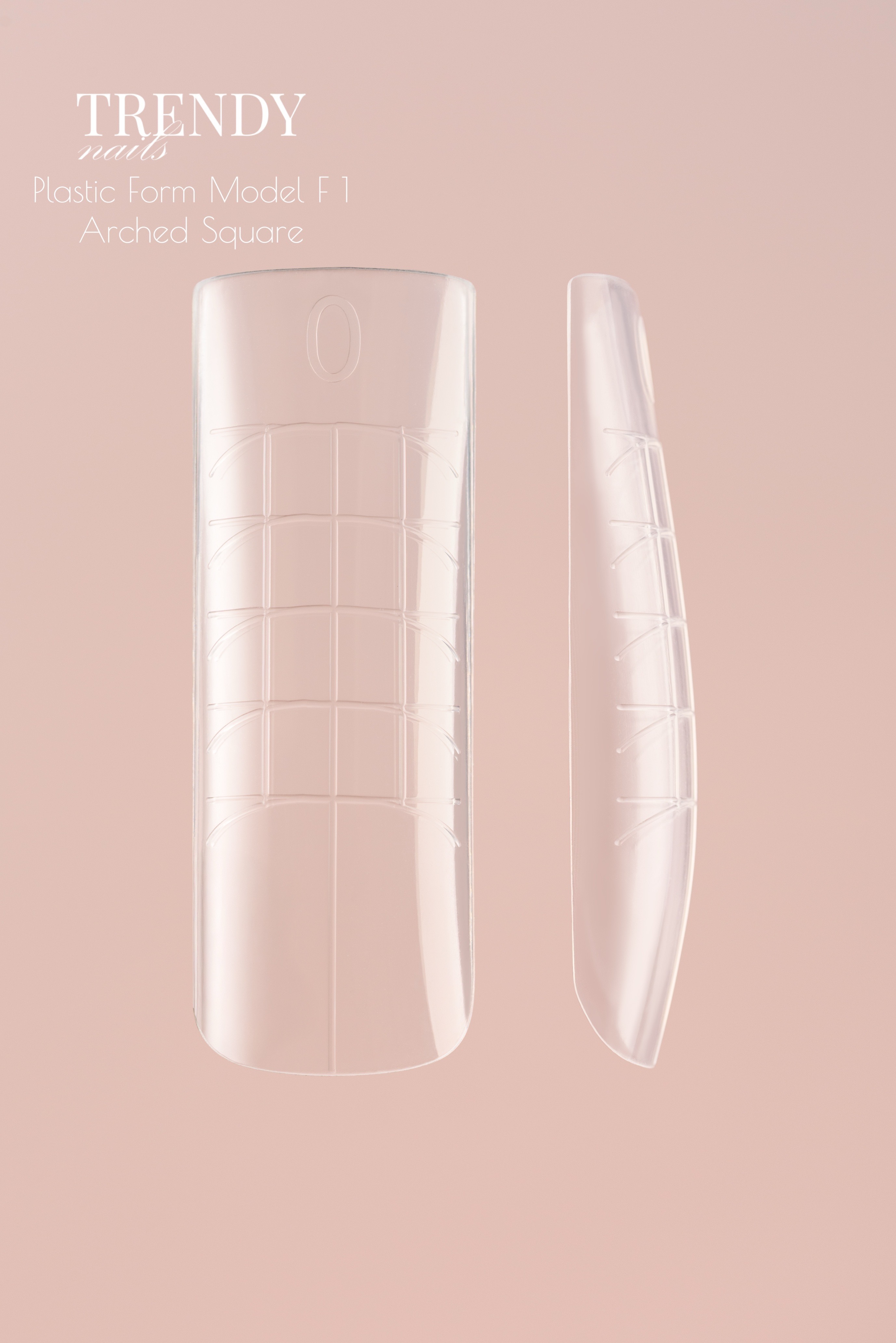 Upper Plastic From (140 pcs) Salon Square  Model F 1