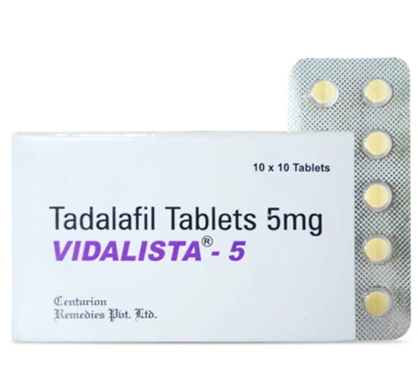 Viдaлista 5 мг (тадалафіл) дженерик сіаліс (10 таблеток)-copy
