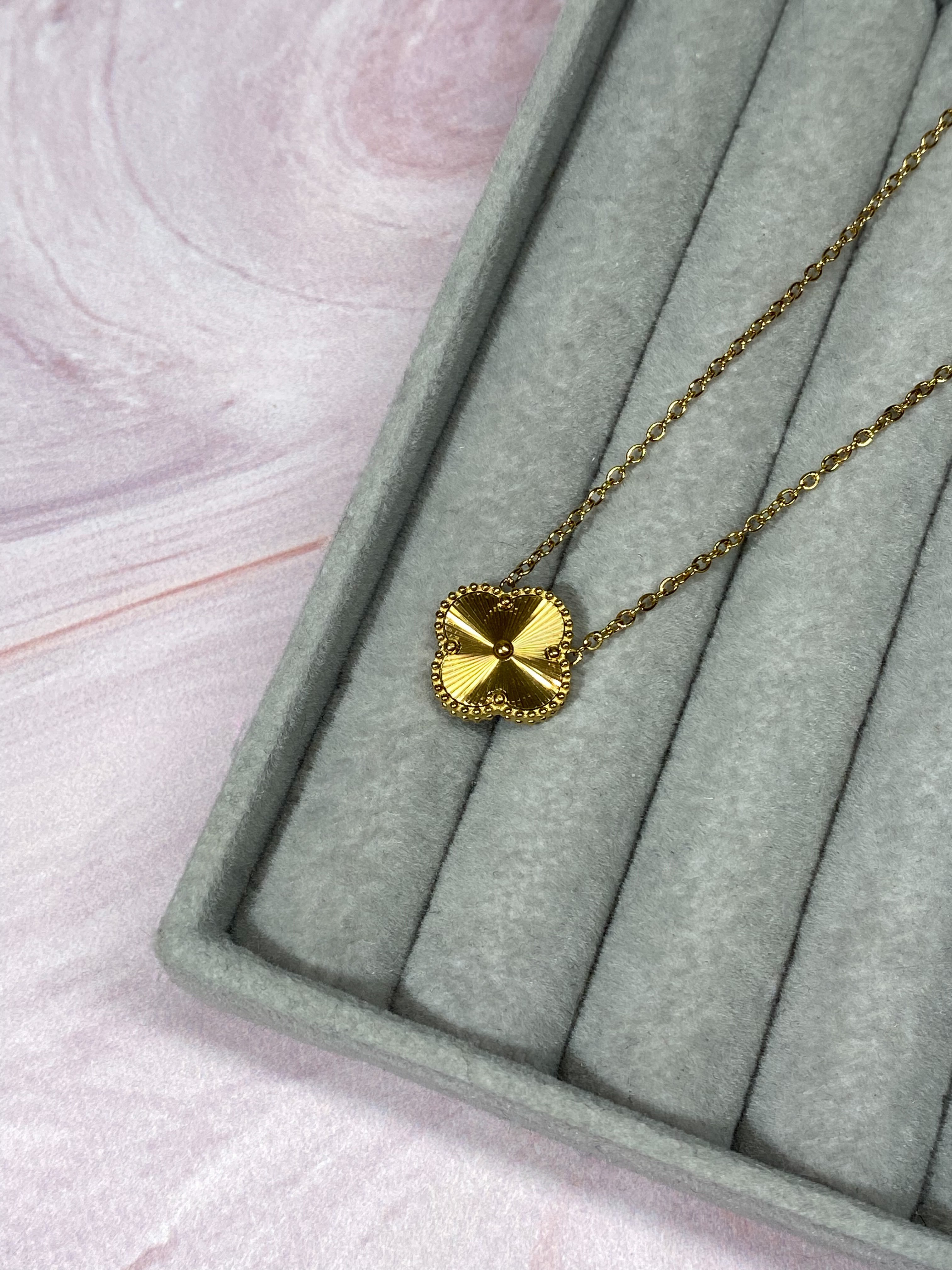 Підвіска Клевер, колір лимонний