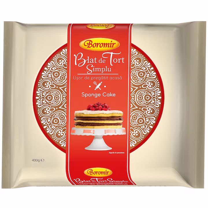 🇷🇴 "BOROMIR" Base simple para tarta, 400 g.